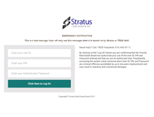 Tablet Screenshot of dev2.stratusmls.com